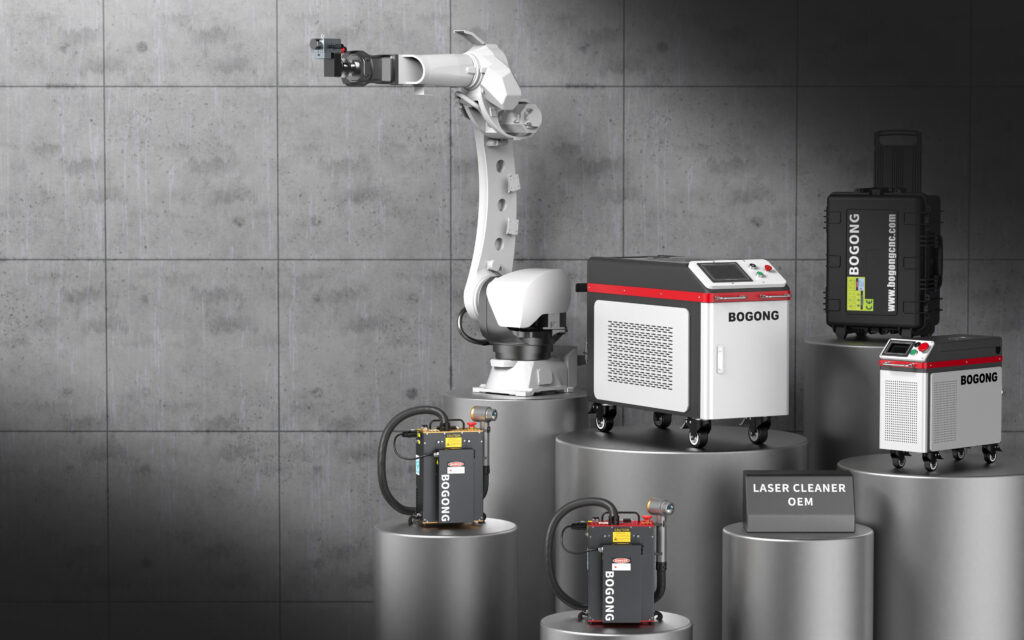 How much power does a laser rust remover use?
